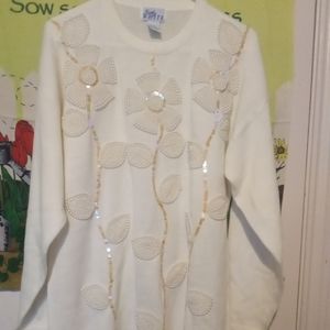 PHENOMENAL AND RARE KATHY WHITE VINTAGE SWEATER FROM HONG KONG